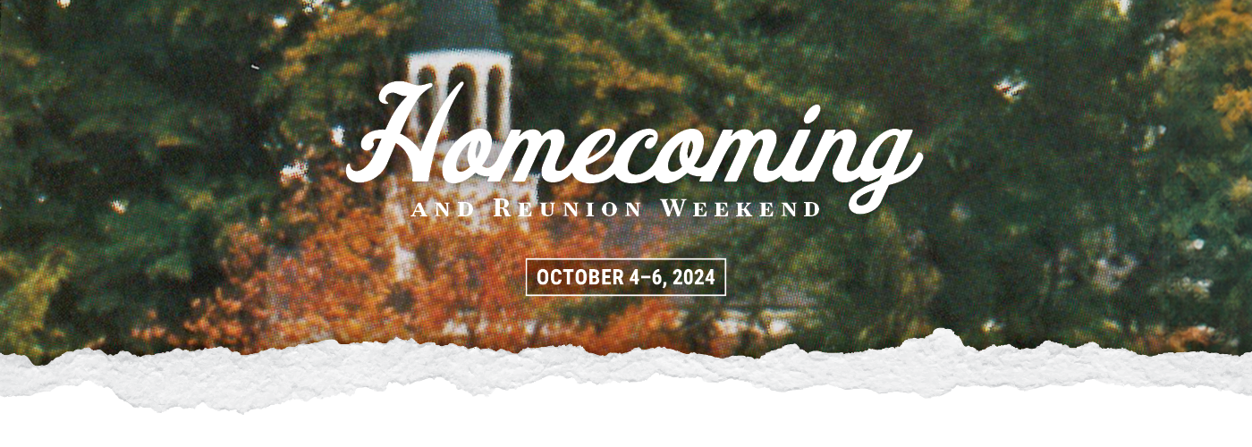 Cornell College Homecoming and Reunion Weekend, Oct. 4-6, 2024