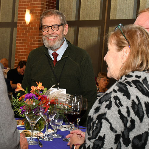 Table conversation at President's Reception